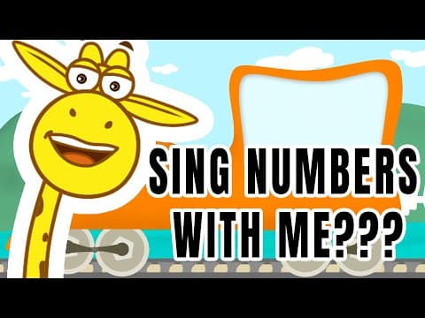 SING NUMBERS WITH ME | JOZE GIRAFFE | PreSchool Kids