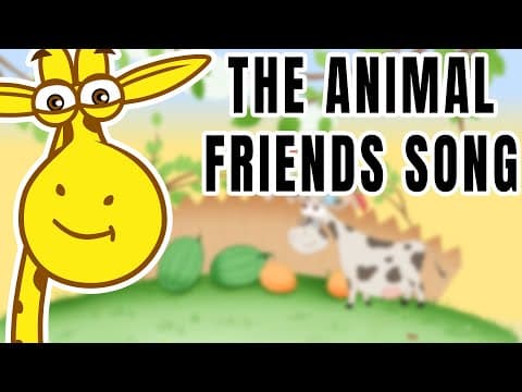 MY ANIMAL FRIENDS | JOZE GIRAFFE | PreSchool Kids